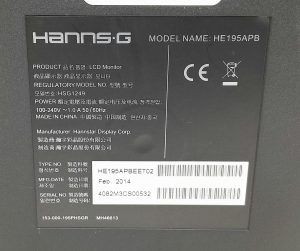 Hanns.G HE195APB 18.5" VGA LCD Monitor - Image 3