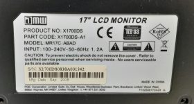 AMW MR17C-ABAD 17" DVI VGA LCD Monitor - Image 3