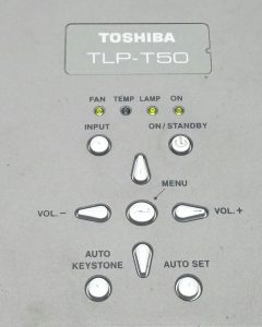 Toshiba TLP-T50 VGA LCD Projector 1175 Lamp Hours Used - Image 7