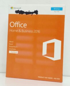 Microsoft X20-88869-01 Office Home and Business 2016 Product Key - No Disc