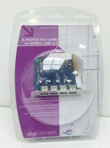 DigiConnect F5U220nBC 5 Ports PCI-Card Hi-Speed USB 2.0