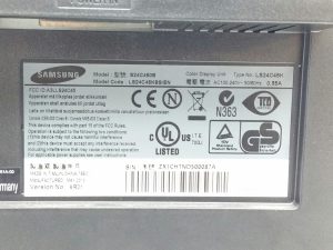 Samsung S24C450 S24C450B 24" DVI VGA Color Display Monitor - Image 3