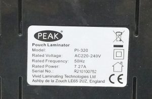 Peak PI-320 Pouch Laminator - Image 3