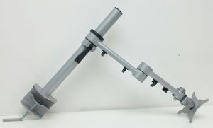 Silver Monitor Single Vesa Mount