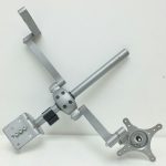 Silver Monitor Double Vesa Mount