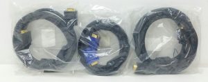 Joblot 3x Mixed Lot Of VG-352/3 & 913-5017 SVGA Cables M-M (3m x2 & 1m x1) - Image 4