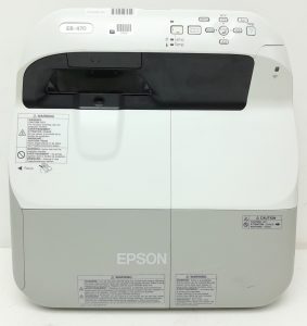 Epson EB-470 H456B HDMI VGA LCD Projector 1744 Lamp Hours Used - Image 7