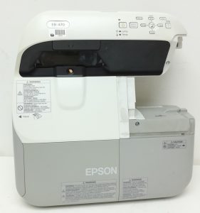 Epson EB-470 H456B HDMI VGA LCD Projector 1085 Lamp Hours Used