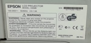 Epson EB-470 H456B HDMI VGA LCD Projector 2370 Lamp Hours Used - Image 3