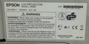 Epson EB-470 H456B HDMI VGA LCD Projector 1276 Lamp Hours Used - Image 3