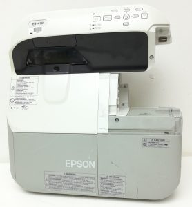 Epson EB-470 H456B HDMI VGA LCD Projector 1040 Lamp Hours Used