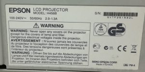 Epson EB-470 H456B HDMI VGA LCD Projector 1110 Lamp Hours Used - Image 3