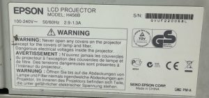 Epson EB-470 H456B HDMI VGA LCD Projector 1243 Lamp Hours Used - Image 3