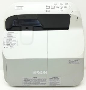 Epson EB-470 H456B HDMI VGA LCD Projector 1034 Lamp Hours Used - Image 6