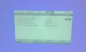 Nec NP-M271X LCD VGA Projector 3488 Lamp Hours Used - Image 2