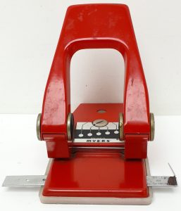Myers 68 Heavy Duty Perforator Paper Punch - Image 2