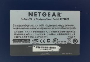Netgear ProSafe FS728TS 24 + 4 Stackable Smart Switch - Image 3