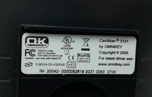O.K OmniKey CardMan 3121 USB Card Reader - Image 3