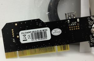 FG-FA6307-2E1I-F1-01-BC02 3-Port PCiFirewire Card - Image 3