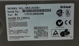 D-Link DES-1016R+ 16-Port 10/100 Fast Ethernet Switch - Image 3