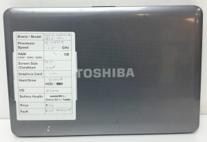 Toshiba Satellite Pro L830-172 - i3-2375m 1.5GHz - 2GB Ram - 13.3" - 500GB HDD - Windows 10 Home - Image 3