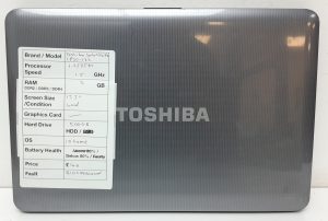 Toshiba Satellite Pro L830-172 - i3-2375m 1.5GHz - 2GB Ram - 13.3" - 500GB HDD - Windows 10 Home - Image 3