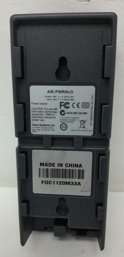 Cisco Aironet AIR-PWRINJ3 PoE Injector - Image 3