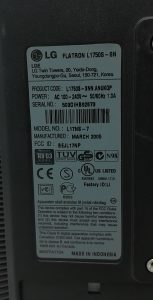 LG Flatron L1750S-SN L17NS-7 17.5" VGA Monitor - Image 3
