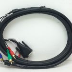 Polycom 2457-24772-001 CBL, DVI+2 RCA To 5 RCA, 3M Cable