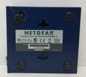 Netgear FS105 V2 ProSafe 5 Port 10/100 Fast Ethernet Switch - Image 3