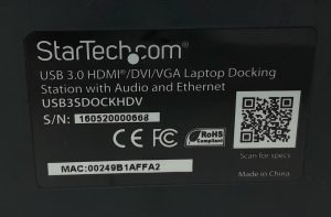 StarTech.Com USB3SDOCKHDV USB 3.0 HDMI/DVI/VGA Laptop Docking Station With Audio and Ethernet - Image 3