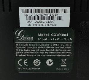 Grandstream GXW4004 Gateway - Image 3