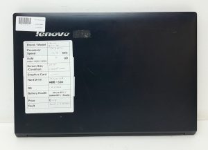 Lenovo B50-80 80LT - i3-4005U 1.7GHz - 4GB Ram - 15.6" - 240GB SSD - Windows 10 Home - Image 3