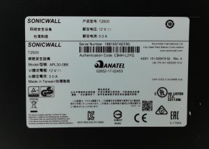Sonicwall TZ600 APL30-0B8 Firewall - Image 3