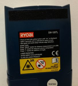 Ryobi SW-109TL Laser Measuring Tool - Image 3