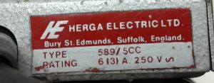 Herga Electric 589/5CC Foot Switch Pedal - Image 3