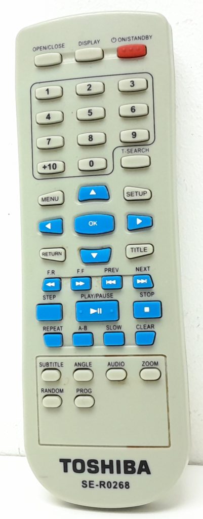 Toshiba SE-R0268 Remote Control