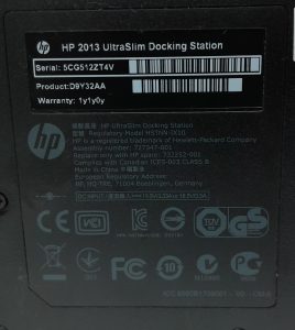 HP D9Y32AA 2013 UltraSlim Docking Station - Image 3