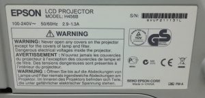 Epson EB-470 H456B HDMI VGA LCD Projector 1622 Lamp Hours Used - Image 3