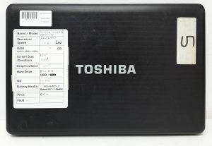 Toshiba Satellite Pro C660D-185 - AMD E-350 1.6GHz - 4GB Ram - 15.6" - 320GB HDD - Windows 10 Pro - Image 3