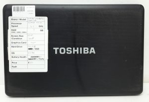 Toshiba Satellite Pro C660-16M - Celeron T3500 2.1GHz - 3GB Ram - 15.6" - 120GB SSD - Windows 10 Pro - Image 3