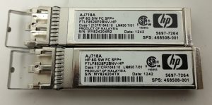 Emulex P002181-05A PCIE Card With 2x HP AJ718A SFP+ Modules - Image 4
