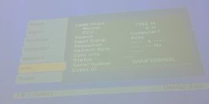 Epson EB-470 H456B HDMI VGA LCD Projector with 1362 Lamp Hours Used - Image 2