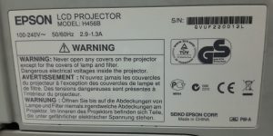 Epson EB-470 H456B HDMI VGA LCD Projector with 1390 Lamp Hours Used - Image 3