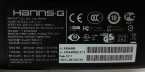 Hanns.G HL195 HSG1145 18.5" VGA Monitor - Image 3