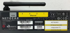 Netgear DGN1000 N150 Wireless ADSL2+ Modem Router - Image 3