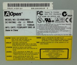 A Open CD-956E/AKH CD-RW Drive - Image 3
