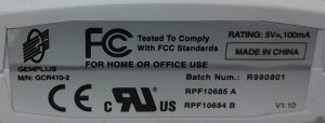 Gemplus GCR410 Card Reader - Image 3