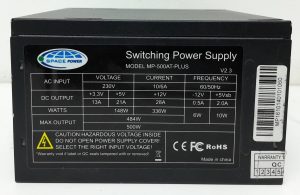 Space Power MP-500AT-PLUS 500W Switching Power Supply Unit - Image 2
