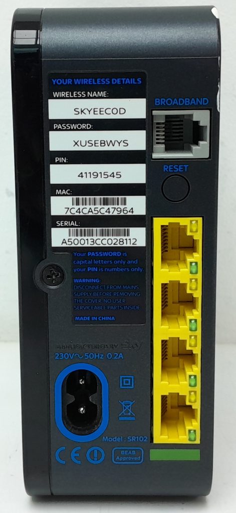 Sky SR102 Wireless Internet Router - Image 4